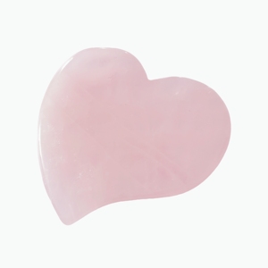 Custom Logo High Quality <b>Rose</b> <b>Quartz</b> <b>Heart</b> Shape Face Guasha - Product Image 5