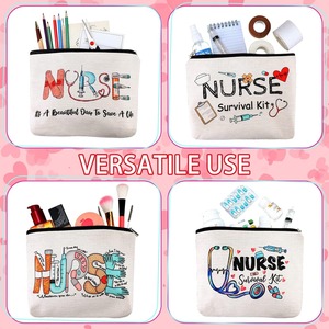 <b>Nurse</b> Gifts Zipper Pouch Multi Functional Cosmetic <b>Bag</b> <b>for</b> <b>Nurse</b> Travel Toiletry Pouch <b>for</b> Practitioner Work - Product Image 5