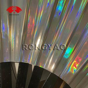 Éventail pliant personnalisé 2026, éventail à main pour rave, éventail à main pour rave, couleurs laser holographiques peintes pour les festivals, tenues arc-en-ciel, disco - Product Image 6