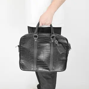 Vente en gros nouveau design personnalisé sac porte-documents en cuir sac fonction sac pour ordinateur portable sacs porte-documents
