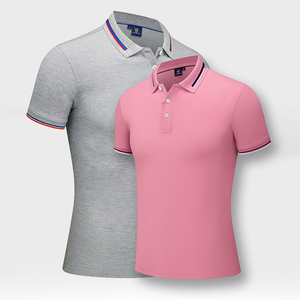 Chemises polo en coton pour hommes avec logo personnalisé, vente en gros de vêtements de travail, t-shirt polo uni, grande taille, pour hommes - Product Image 6