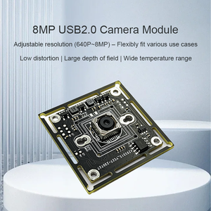 โมดูลกล้อง USB เซ็นเซอร์ CMOS ขนาด 1/3.06 นิ้ว ความละเอียด 8MP 12MP 4K โฟกัสคงที่ 3.0 มม. EFL สำหรับระบบจดจำใบหน้า ตู้บริการตนเอง - Product Image 1
