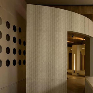 Material decorativo tejido de cáñamo en espiga de serie de piedra suave MCM de alta calidad, diseño moderno para aplicaciones en interiores de hoteles - Product Image 3