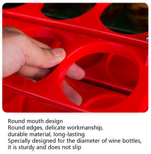 IStapromo Cadeaux - Porte-bouteilles de vin pliable personnalisé avec logo, en PP, pour 6/8 bouteilles, panier à bière pliable - Product Image 4