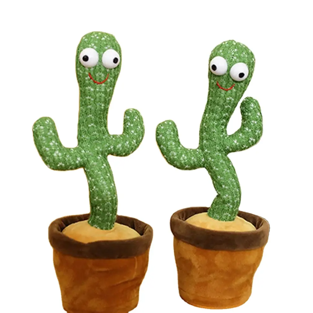 Peluche Cactus pour enfants, 1 pièce, jouet électronique de danse avec la song, jouet musical, mignon et doux