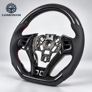 Volante Deportivo Personalizado de Fibra de Carbono y Cuero con LED para Nissan Sentra, Tiida, Qashqai y Lannia - Product Image 3