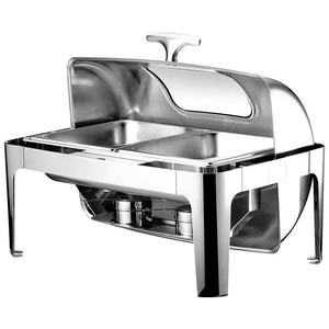 Proveedor de Francia Cocina <span class=keywords><strong>Buffet</strong></span> de acero inoxidable Plato de frotamiento Fiesta Boda Calentador de alimentos Hotel Chafer para Catering - Product Image 4