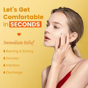 Gel Pengencang vagina Chamomile, pelumas feminin pelembab tahan lama dengan 10 Gel sekali pakai yang telah diisi sebelumnya untuk intim kekeringan - Product Image 5