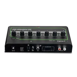 Amplificateur de casque DAC portable avec récepteur Bluetooth, carte son externe USB-C, amplificateur audio <span class=keywords><strong>HiFi</strong></span> pour jeux PC et mobile, faible bruit - Product Image 2