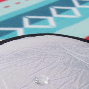 Classic Check Picnic Extra <b>Large</b> 3-Layer Padded Beach Blanket Portable Foldable Camping <b>Mat</b> for Private Label Brands - Product Image 6