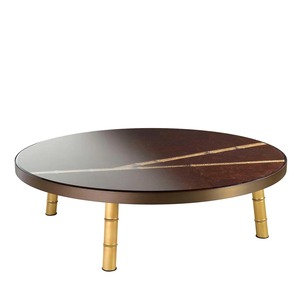 Factory OEM / ODM Coffee <strong>Tables</strong> High Quality Metal Leg Wooden Top Round Coffee <strong>Table</strong> Modern Home Furniture <strong>Set</strong> <strong>Living</strong> <strong>Room</strong> <strong>Table</strong> - Product Image 3