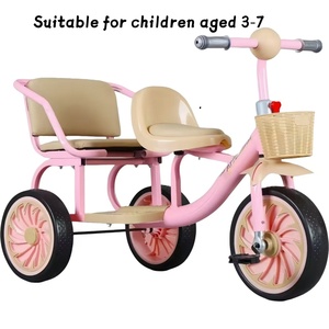 Nouveau modèle <span class=keywords><strong>Tricycle</strong></span> <span class=keywords><strong>pour</strong></span> enfants à <span class=keywords><strong>double</strong></span> siège <span class=keywords><strong>Tricycle</strong></span> à trois roues <span class=keywords><strong>pour</strong></span> bébés <span class=keywords><strong>pour</strong></span> enfants-Vente en gros - Product Image 4