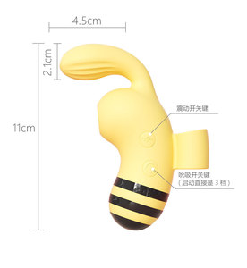 Sucky Bee Oplaadbare Clit Zuigende <span class=keywords><strong>G-Spot</strong></span> Vinger <span class=keywords><strong>Vibrator</strong></span> - Product Image 4