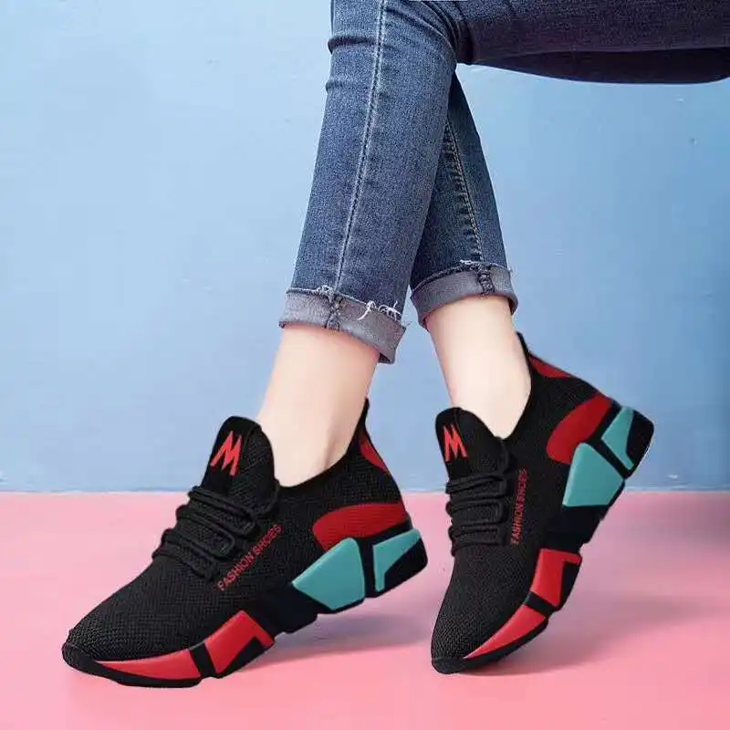 Korean student summer version fitness walking Breathable mesh shoes custom sneakers for women and ladies