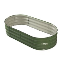 Jardinière surélevée en métal galvanisé pour l'extérieur, bac à plantes extra large en acier pour légumes, herbes et fleurs, montage facile