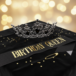 Serre-tête Tiara en strass Queen Sash, argenté, pour femme, Diwali, Ramadan, avec cristaux scintillants, accessoires pour cheveux en satin, prix d'usine - Product Image 1