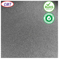 Pour tentes événementielles et décors de scène, sans phtalates, conforme RoHS, tissu Oxford en polyester noir 500Dx500D avec revêtement PVC ou PU