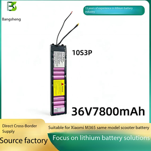 Paquete de Baterías de Iones de Litio de 36 V 7.8 Ah 10S3P 18650 para Patinete Eléctrico Plegable <span class=keywords><strong>M365</strong></span> 1S, <span class=keywords><strong>BMS</strong></span> Integrado con UART, 1000 Ciclos, Repuesto OEM - Product Image 3