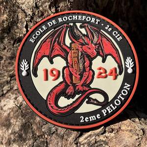 Custom PVC Patches UV Printing Silicone Hook and Loop <b>Sew</b> Iron on Soft 2D 3D Circle Rubber Logo PVC Round Patch - Product Image 1