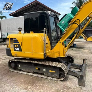 Used Komatsu58 MiniCrawler Excavator 5Ton 0.2m³<b>Bucket</b> Original Japan Brand <b>Small</b> Construction Excavator Low Hours Good Condition - Product Image 6