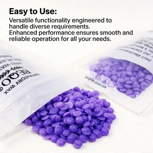 Perles de cire chaude 100g personnalisées sous marque privée, à base de colophane, pour épilation du visage, des jambes, des zones intimes et peaux sensibles, au miel - Product Image 6
