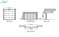 Portes de garage en verre en alliage d'aluminium de haute qualité, personnalisables