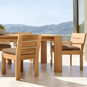 <span class=keywords><strong>Mesas</strong></span> <span class=keywords><strong>y</strong></span> <span class=keywords><strong>sillas</strong></span> <span class=keywords><strong>de</strong></span> madera maciza para exteriores Patio Villa Ocio <span class=keywords><strong>Terraza</strong></span> Hotel Impermeable <span class=keywords><strong>y</strong></span> protector solar Muebles <span class=keywords><strong>de</strong></span> mesa <span class=keywords><strong>de</strong></span> comedor <span class=keywords><strong>de</strong></span> teca - Product Image 1