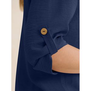 Womens Summer <b>2</b> <b>Piece</b> Lounge <b>Set</b> 3/4 Sleeve V Neck Top Wide Leg Palazzo Pants Breathable Casual Beach Travel Outfits - Product Image 4