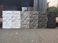Étanche pile rebord PU pierres blanc moderne doux artificiel Faux Alternative pierre panneau mural carreaux écologique Durable