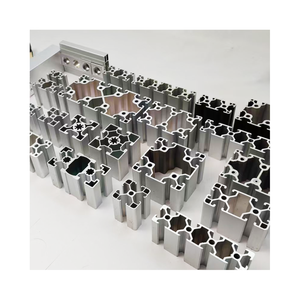 Profils d'extrusion de porte de balcon coulissante de couleur bronze pour fenêtres en <span class=keywords><strong>aluminium</strong></span> série 6000 personnalisée Modèle <span class=keywords><strong>plat</strong></span> anodisé 6000 - Product Image 4
