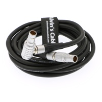 Câble de données Alvin's Cables 1,2 m 7 broches mâle vers 7 broches mâle pour récepteur Trimble R7 vers caméscope/appareil photo, coudé/droit