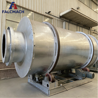Séchoir à tambour industriel compact, écoénergétique et respectueux de l'environnement, capable de sécher du sable de quartz, de sciure de bois, etc.