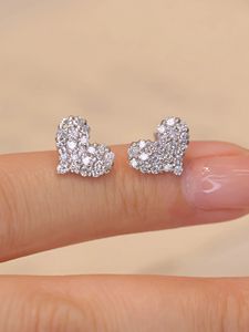 Bijoux de luxe Xinfly, boucles d'oreilles en or véritable 18 carats et diamants naturels pour enfants, dames et femmes - Product Image 4