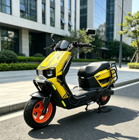 Heavy Duty Brushless Streetbikes Electric Motorcycle 2000W 72V Lithium Battery 40-60km/h Speed Rear Cargo Rack