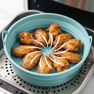 Molde de Silicona Plegable para Pastel con Asas, Venta al Por Mayor |   Bandeja para Hornear Resistente al Calor, Apta para Alimentos, Ecológica, para Horno y Microondas - Product Image 4