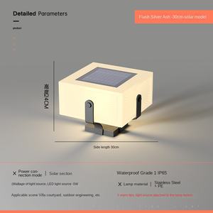 ไฟ LED พลังงานแสงอาทิตย์สุดหรูสำหรับสวนโรงแรมวิลล่าหรือผนังที่อยู่อาศัยจากโรงงานโดยตรง - Product Image 4