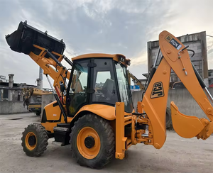 Chargeuse sur pneus d'occasion, rétrocaveuse 4x4 3cx, mini tracteur JCB 3cx avec chargeur frontal - Product Image 2