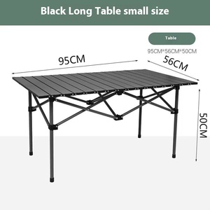 Yutang Hot SallerOutdoor Portable Foldable Metal Egg Roll <b>Table</b> Multifunctional Picnic <b>BBQ</b> <b>Table</b> for Camping - Product Image 4