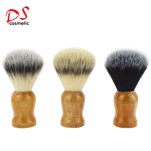 Brosse de rasage en vrac DISHI avec manche en bois-Fibre <span class=keywords><strong>synthétique</strong></span> douce pour le toilettage des hommes de la peau sensible - Product Image 4