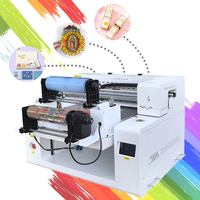 Imprimante UV à plat 60x50cm avec fonction 2-en-1 pour impression de stickers, étiquettes et décalcomanies, compatible avec les matériaux en rouleau UV DTF