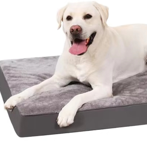 Lit pour animaux de compagnie confortable et luxueux en polyester orthopédique, fabrication sur mesure à deux côtés pour chien - Product Image 2