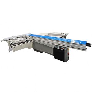 Sierra de mesa deslizante eléctrica con ajuste de ángulo y elevación eléctrica para materiales de construcción de paneles - Product Image 1