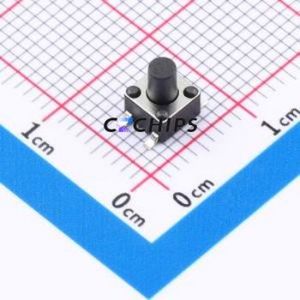 BTS0C00152HBG00 Tactile Switch SMD-4P,4.5x4.5mm Switch Round Button 2.6N Vertical Mount 4.5mm - Product Image 1