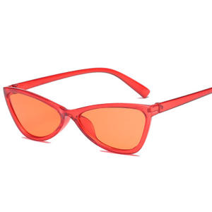 Lunettes de soleil œil de chat rétro 2020 sexy avec logo personnalisé pour femmes et hommes, monture triangulaire petite, protection UV400 - Product Image 4