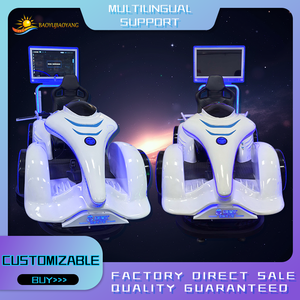 Simulateur de conduite de réalité virtuelle haut de gamme pour usage intérieur, en métal, à monnayeur, multijoueur, avec simulation de mouvement 6DOF - Product Image 4