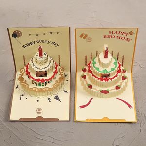 Carte d'anniversaire 3D créative avec éclairage et musique, fabricant de cartes d'anniversaire, vente en gros - Product Image 4
