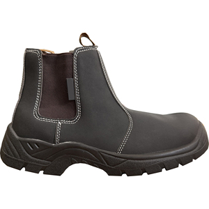 Zapatos de trabajo de seguridad para construcción con punta de acero moldeado por inyección de PU de 6 "de cuero Crazy Horse chino de alta calidad de 2017 - Product Image 5