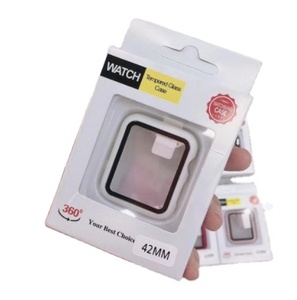 Protecteur d'écran 2 en 1 et étui PC pour <span class=keywords><strong>Apple</strong></span> <span class=keywords><strong>Watch</strong></span> Series 10 Protecteur d'écran Iwatch 9 étui 38MM 40MM 41MM 42MM 45mm 46MM 49MM - Product Image 1