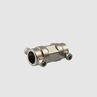 Raccord de pulvérisation haute pression droit en laiton de 12 mm sans trou, style pression supérieure, pour système de brumisation et de refroidissement de jardin