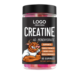 OEM Jiabei Fresh Muscle Gummies Creatine Monohydrate Grosir Suplemen Kebugaran Vitamin Peningkat Energi Imunitas Nutrisi Olahraga - Product Image 1